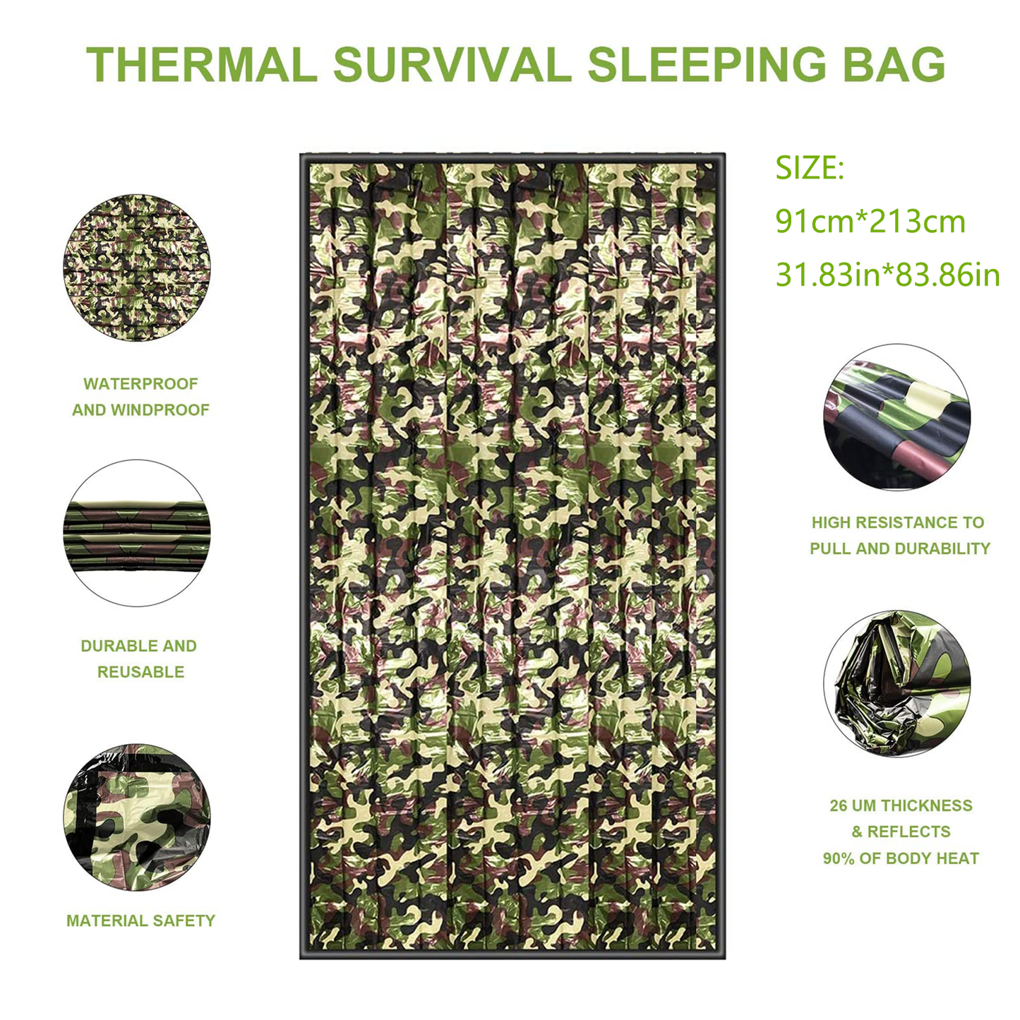 Bivvy Bag camouflage 2 pack XXL
