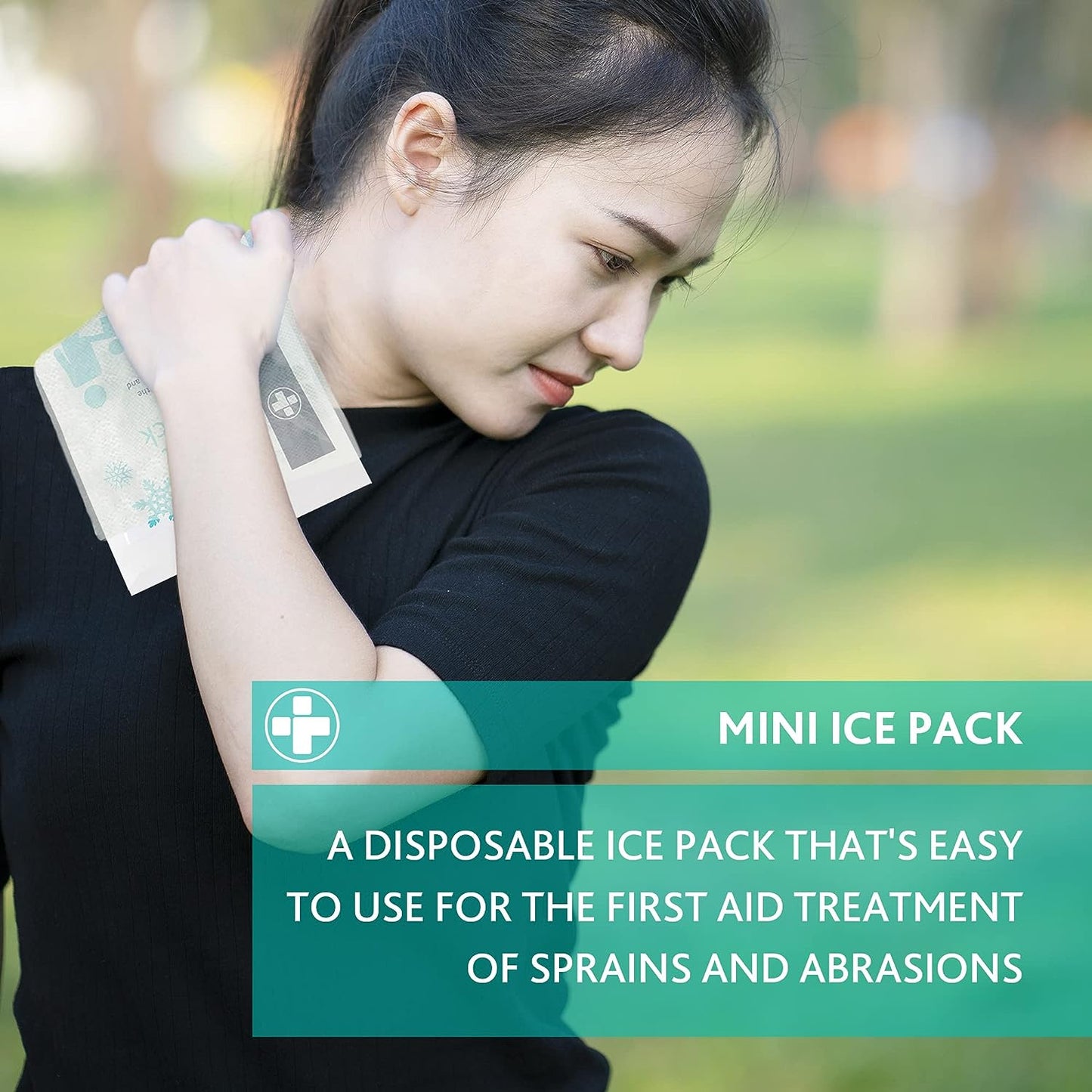 Instant Cold Pack - Disposable Instant Ice Packs for Injuries | Cold Compress Ice Pack for Pain Relief, Swelling, First Aid, Toothache