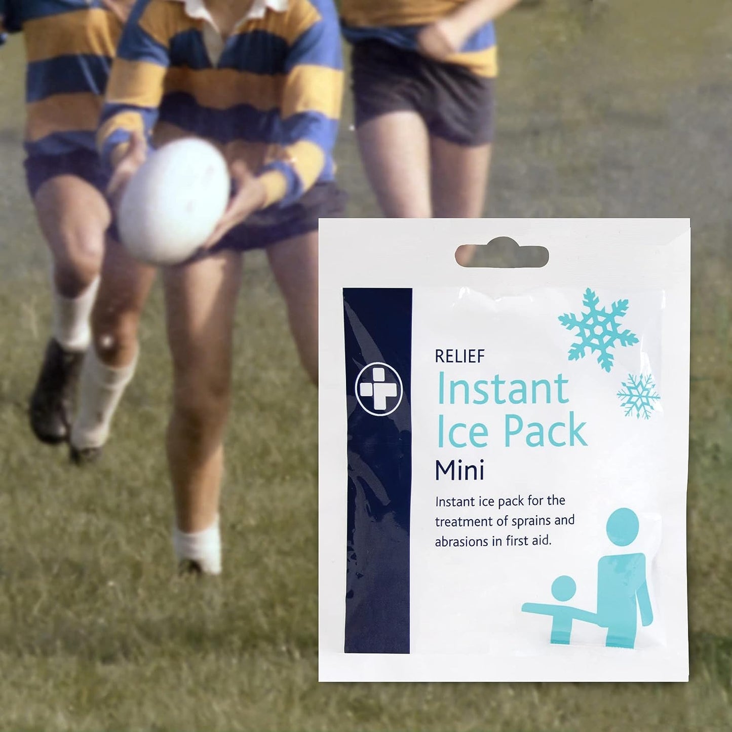 Instant Cold Pack - Disposable Instant Ice Packs for Injuries | Cold Compress Ice Pack for Pain Relief, Swelling, First Aid, Toothache